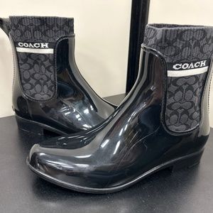 Coach rain booties